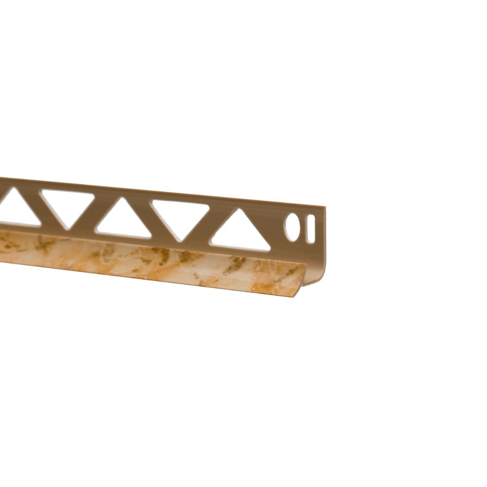 Oferte la Profil colt interior pentru faianta, Set Prod, PVC, bej marmorat, 21 mm x2,78 m