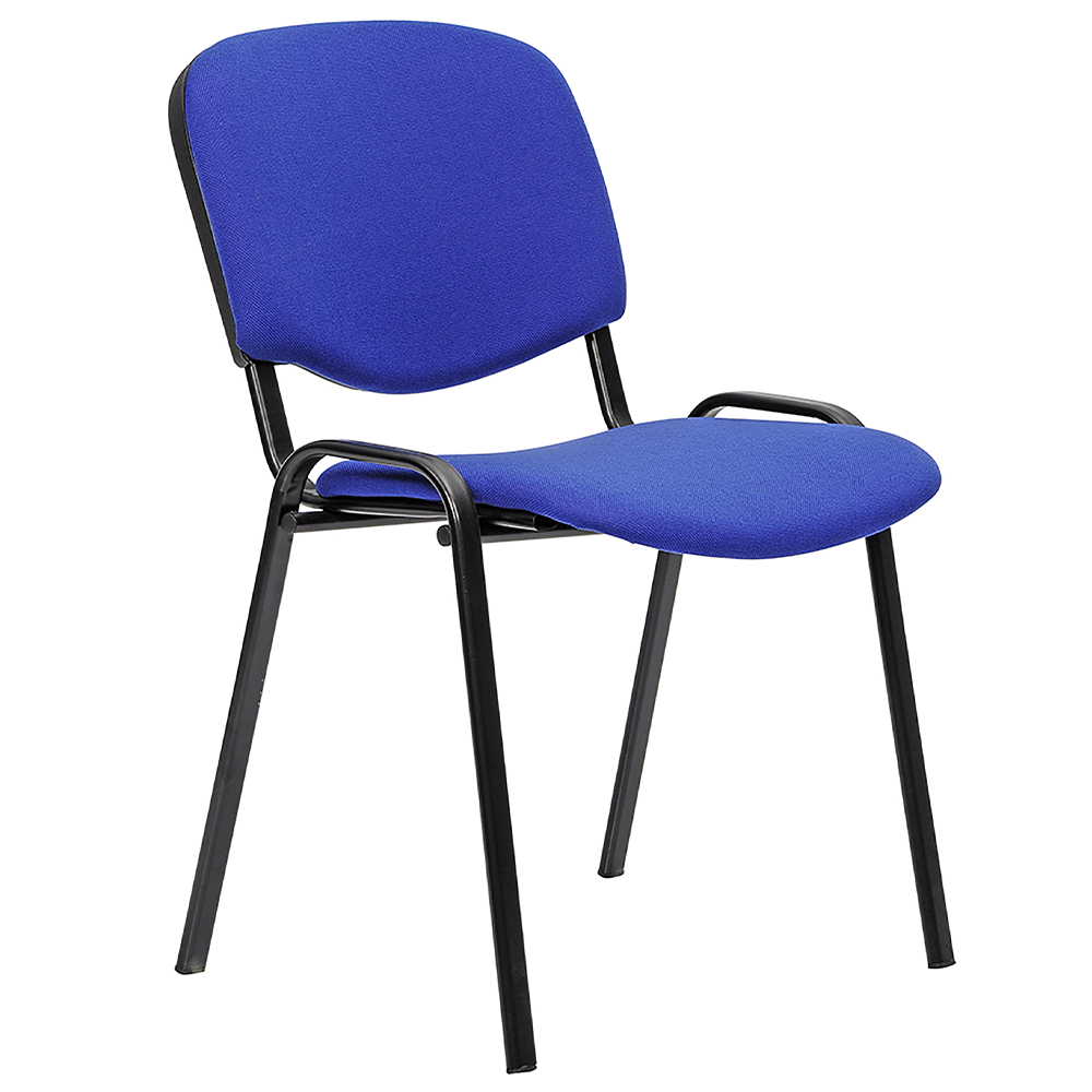 Oferte la Scaun birou vizitator albastru Antares Felicia, tapiterie stofa, fix, 53.5 x 57 x 84 cm