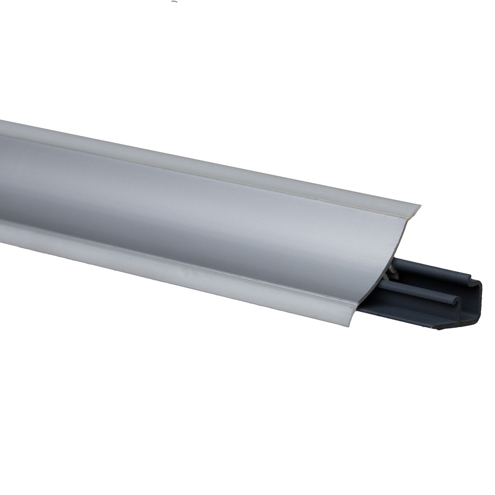 Oferte la Profil inaltator pentru blat bucatarie Profilplast din PVC tare, argintiu 1202, 3 m