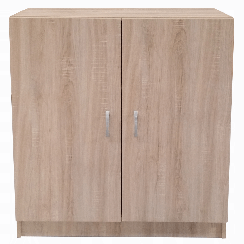 Oferte la Dulap cu rafturi pal melaminat, 2 usi, sonoma, 80 x 28 x 106 cm