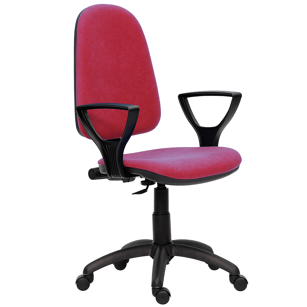 Oferte la Scaun birou ergonomic bordo Antares Golf LX C29, tapiterie textil, rotativ, reglabil pe inaltime, 99 - 115 cm