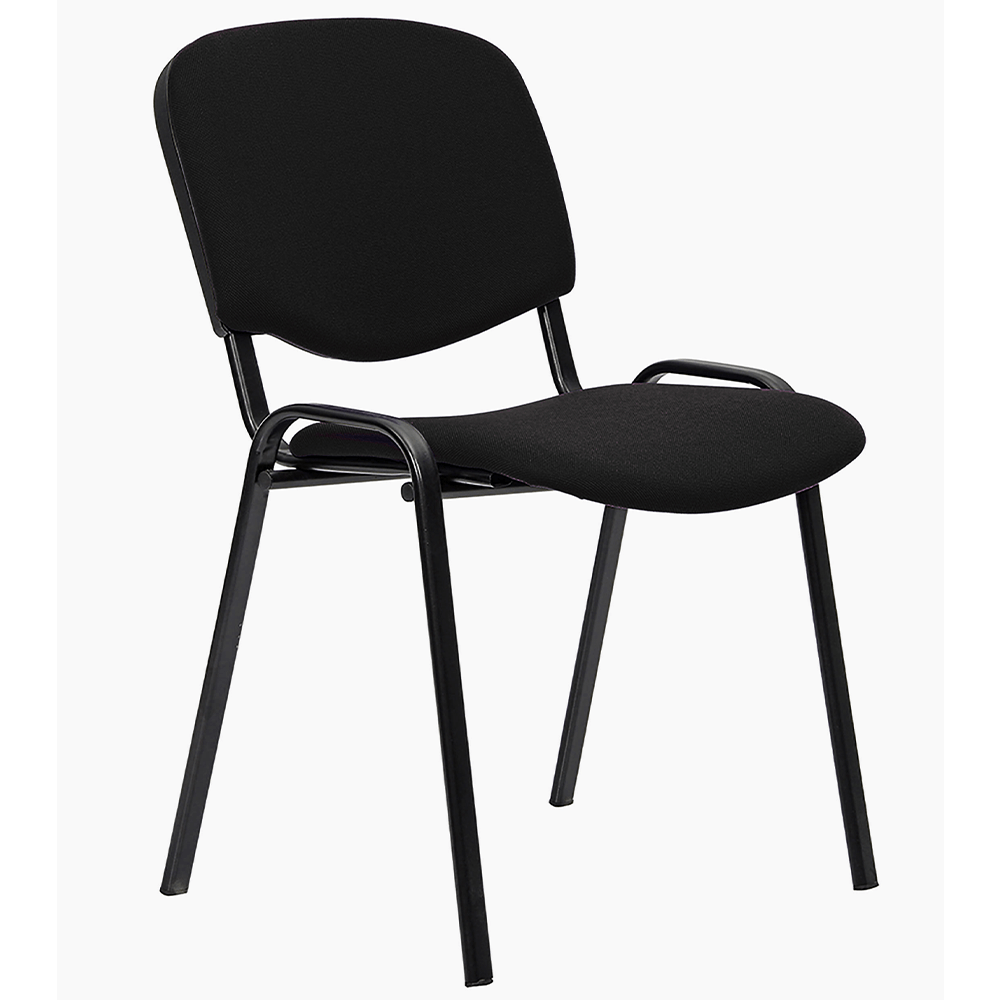 Oferte la Scaun birou vizitator negru Antares Felicia, tapiterie stofa, fix, 53.5 x 57 x 84 cm