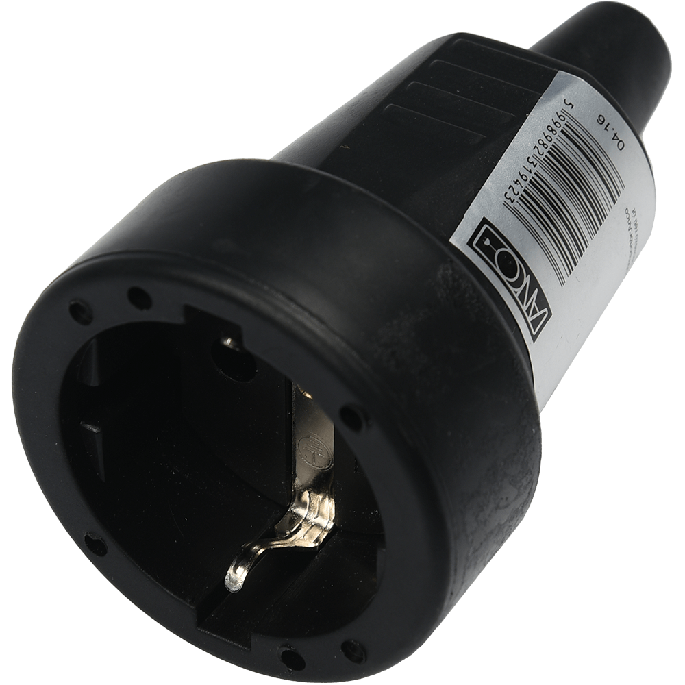 Oferte la Cupla cu protectie, PVC, 16A, 250V, IP 20, negru