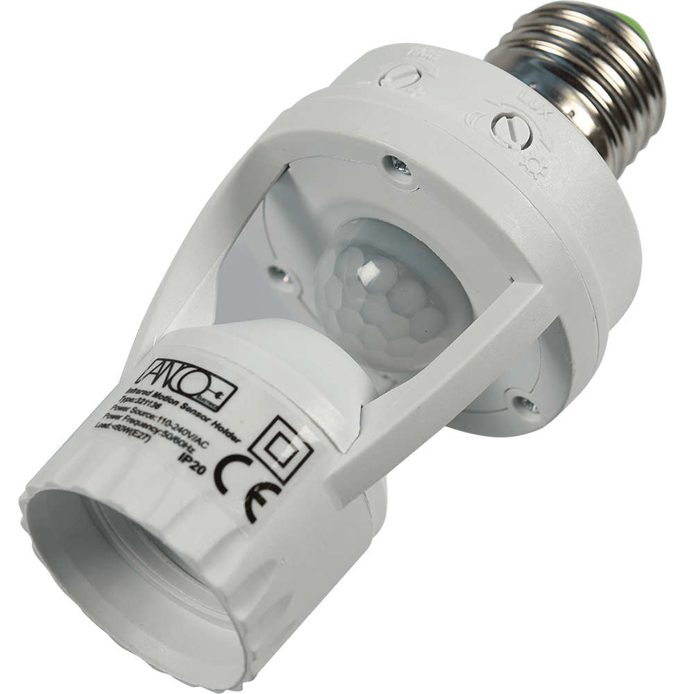 Oferte la Dulie cu senzor E27, alba, 360 grade