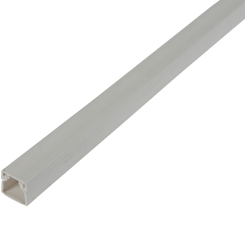 Oferte la Canal pentru cablu cu banda autoadeziva Dietzel, 16 x 16 mm, 2 m, alb, PVC ignifugat