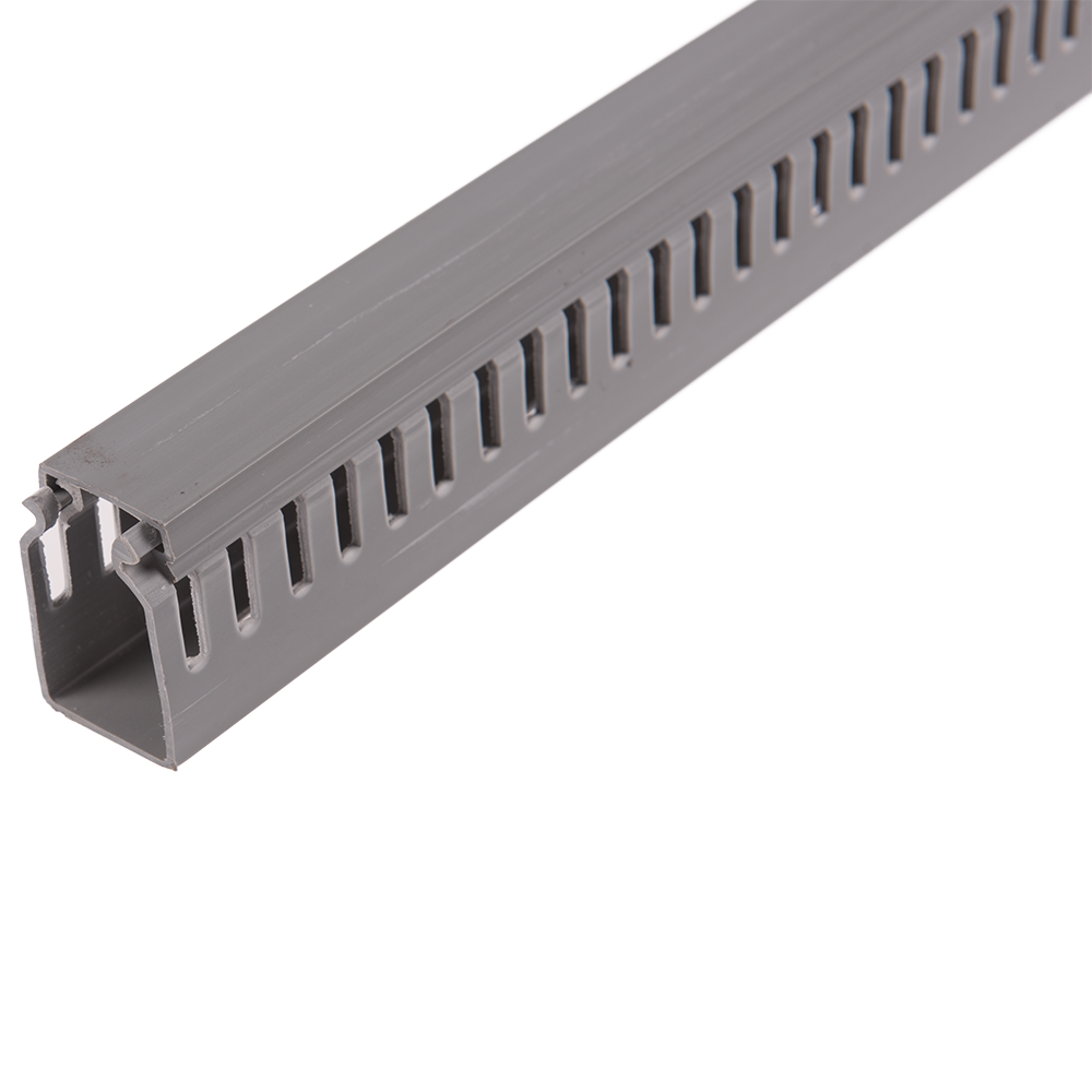 Oferte la Canal slitat pentru cabluri, 25 x 40 mm, 2 m gri