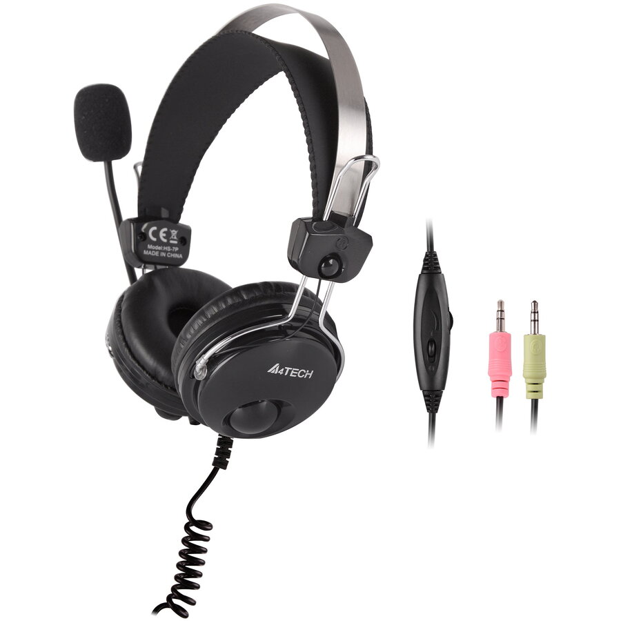 Casti HS-7P casti cu microfon,control volum,comutator microfon