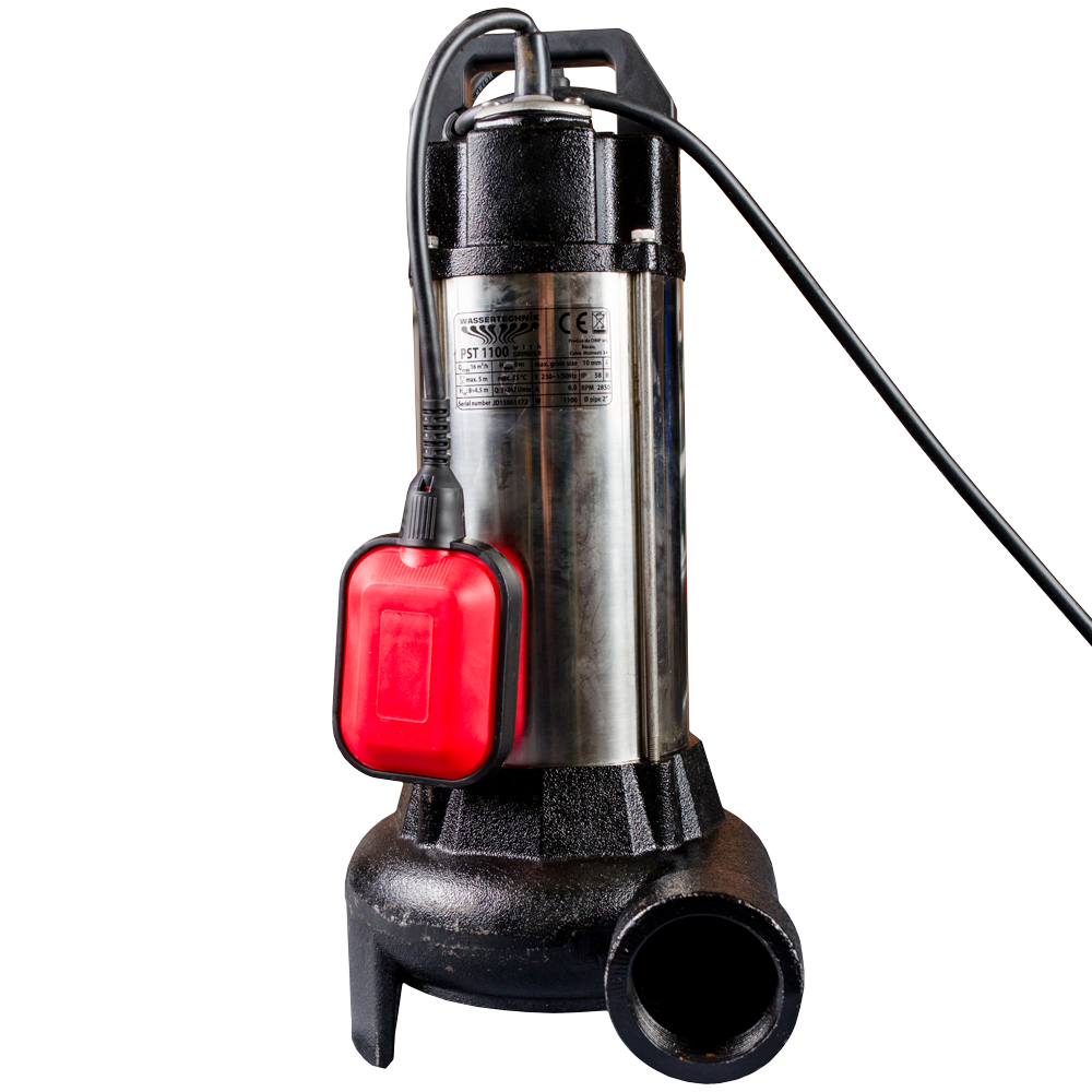 Oferte la Pompa submersibila cu tocator ape reziduale, 1100W, 16020 l/h, max. 10 mm