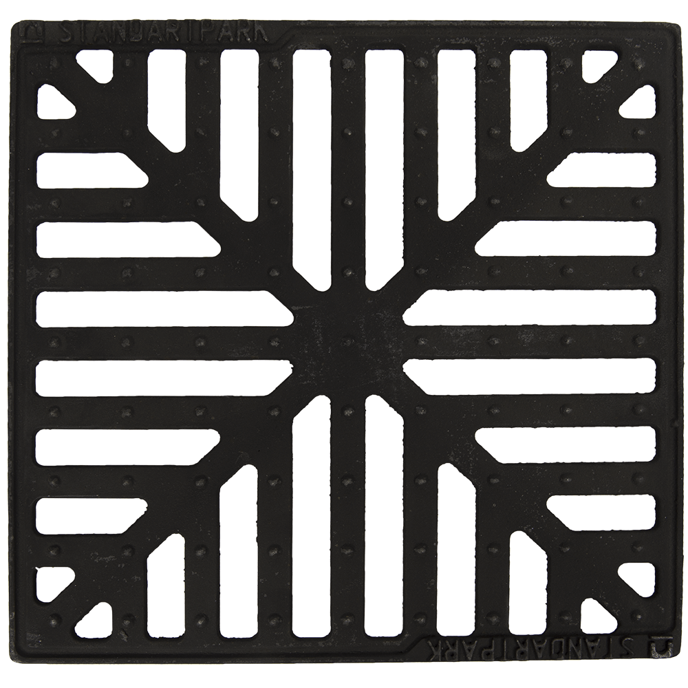 Oferte la Gratar pluvial in fulga, fonta, 28 x 28 cm