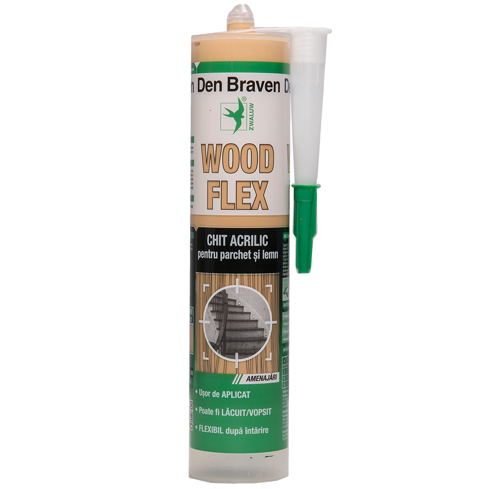 Oferte la Chit acrilic pentru parchet si lemn Woodflex mahon 280 ml