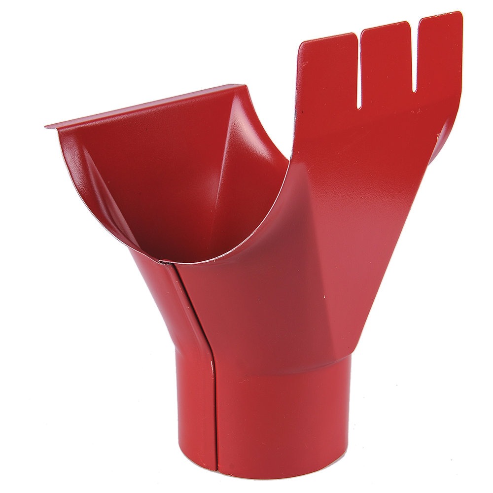 Oferte la Racord jgheab burlan, metalic, 125/88 mm, rosu RAL 3011