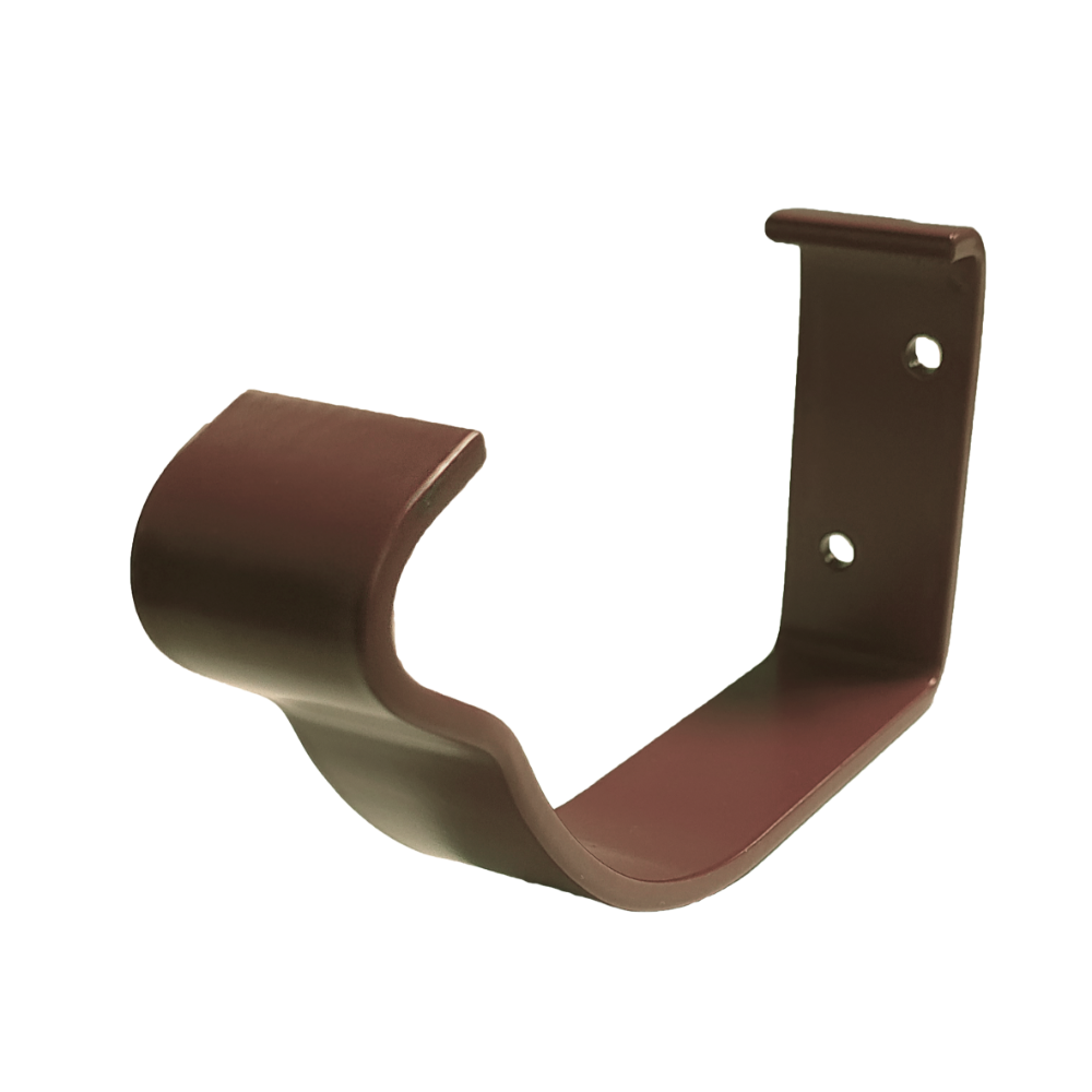 Oferte la Carlig aplicat jgheab, metalic, 125 mm, maro RAL 8017