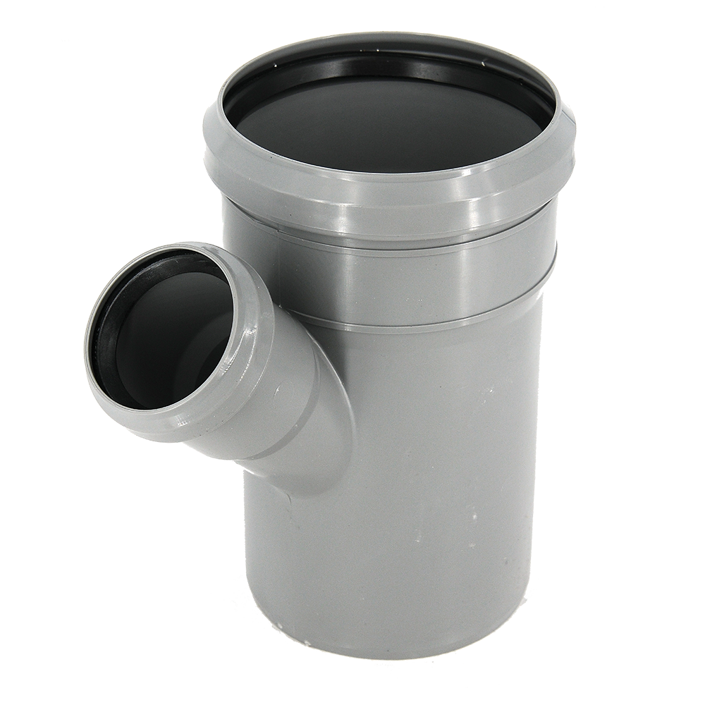 Oferte la Ramificatie Valrom, PP, gri, 110 x 50 mm, 45 grade