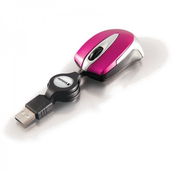 Oferte la Mouse Go Mini Optical Travel Mouse - Hot Pink