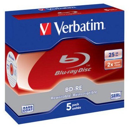 Oferte la BD-RE Single Layer Verbatim 1 bucata, 2x, 25GB