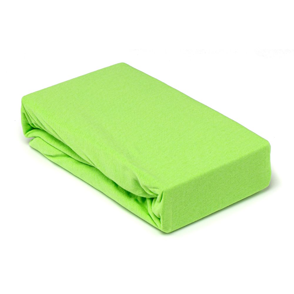 Oferte la Husa saltea Jersey verde, cu elastic, bumbac 100%, 140 x 200 cm