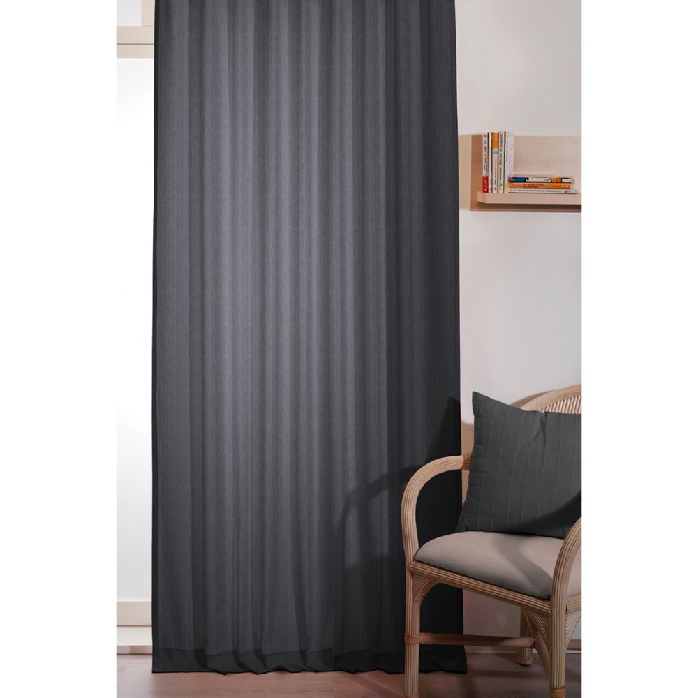Oferte la Draperie Bastia901, dim-out, gri grafit, 140 x 245 cm