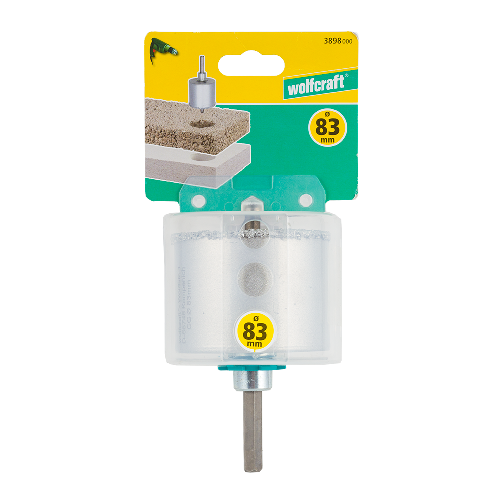 Oferte la Carota Wolfcraft, pentru zidarie, cu burghiu, 83 mm 