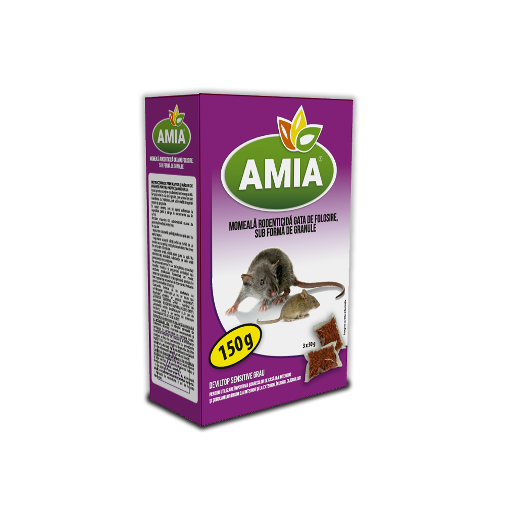 Oferte la Momeala pentru soareci Amia, 150 g