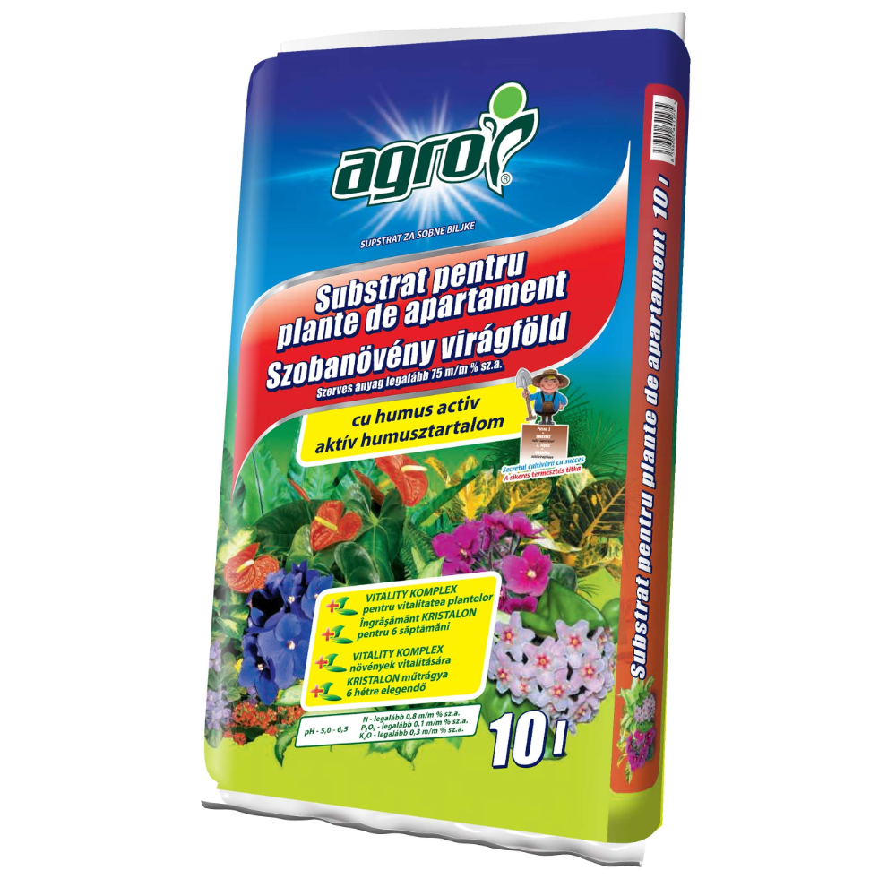 Oferte la Substrat pentru plante de apartament Agro CS, 10 l