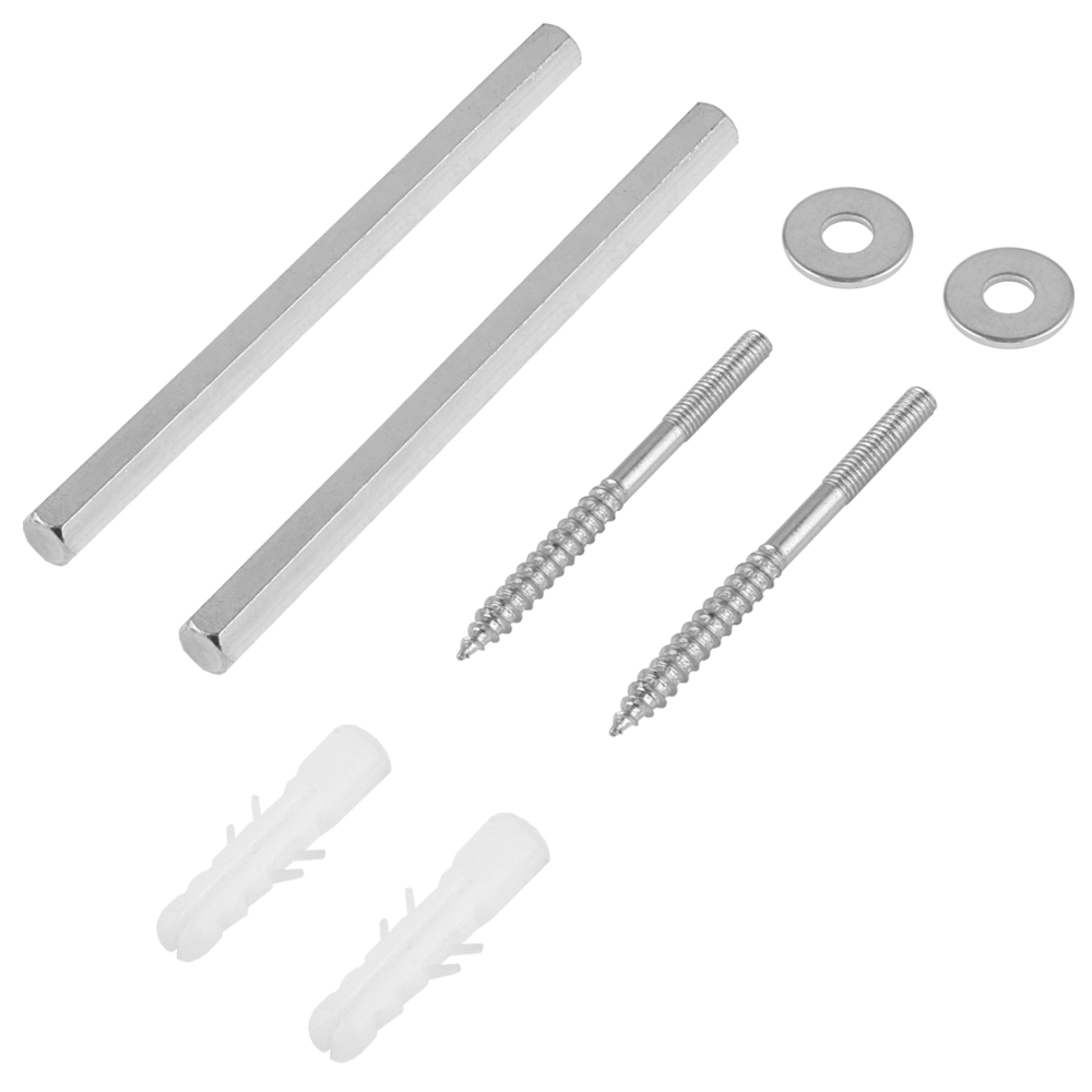 Oferte la Set suport ascuns pentru polite cu diblu, 140 mm