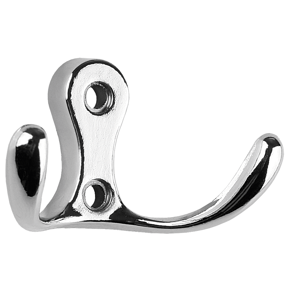 Cuier OMEGA, zamac, crom, 13 x 50 x 30 mm