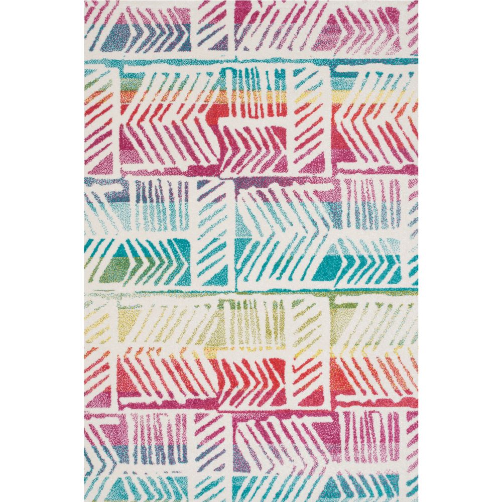 Oferte la Covor copii Sintelon Play 46VMV, polipropilena, model geometric multicolor, 120 x 170 cm