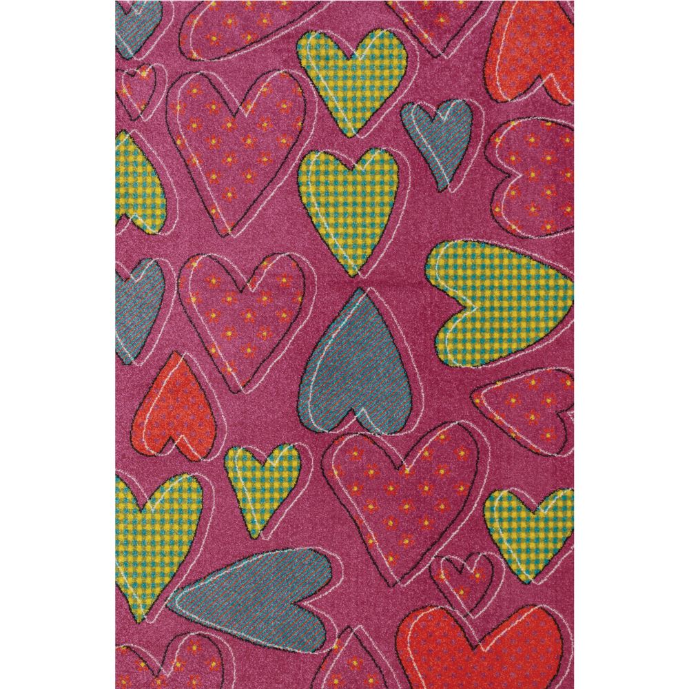 Oferte la Covor copii Sintelon Play 47RMR , polipropilena, model inimi multicolor, 160 x 230 cm