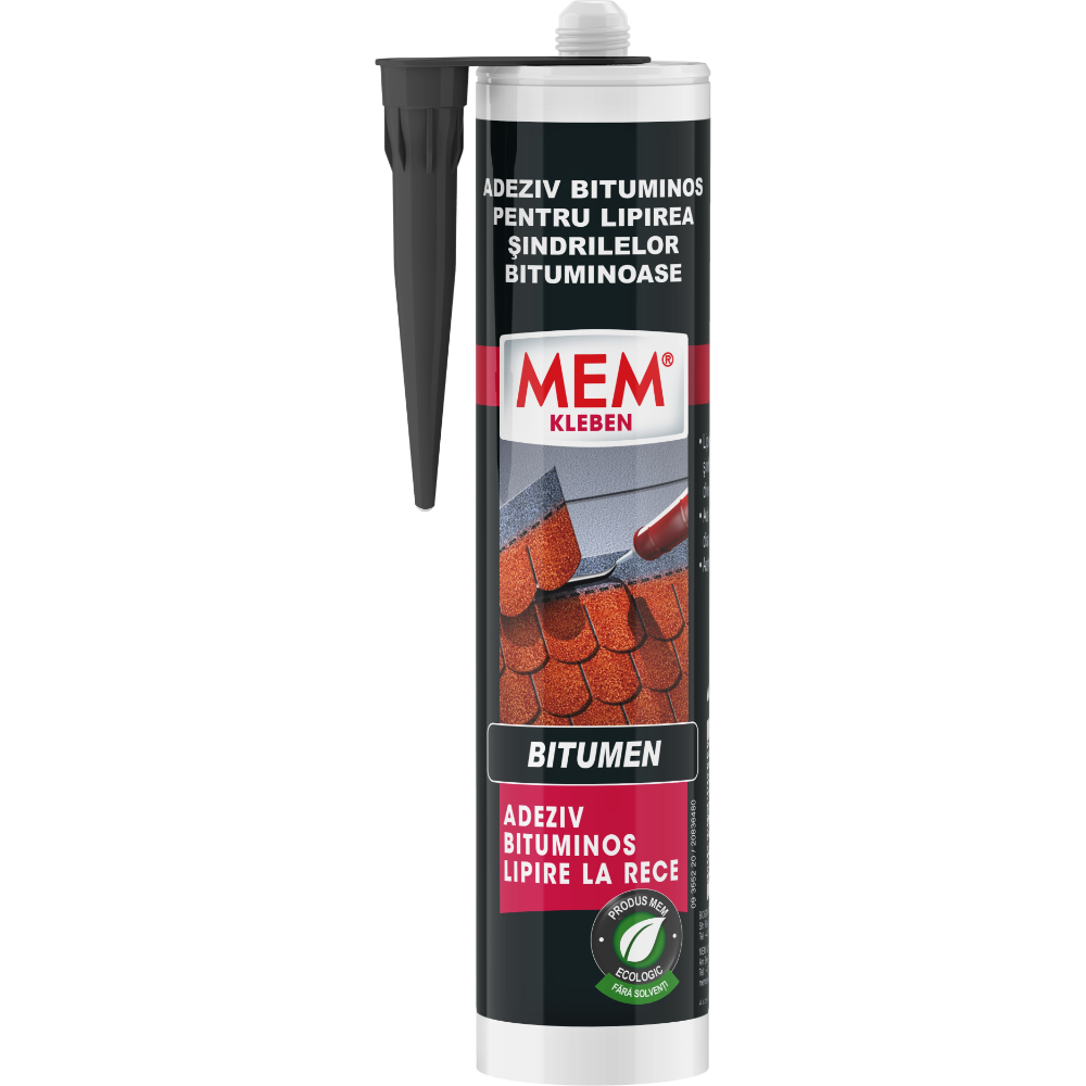 Oferte la Adeziv bituminos pentru lipirea sindrilelor bituminoase MEM, maro inchis, 0.445 kg