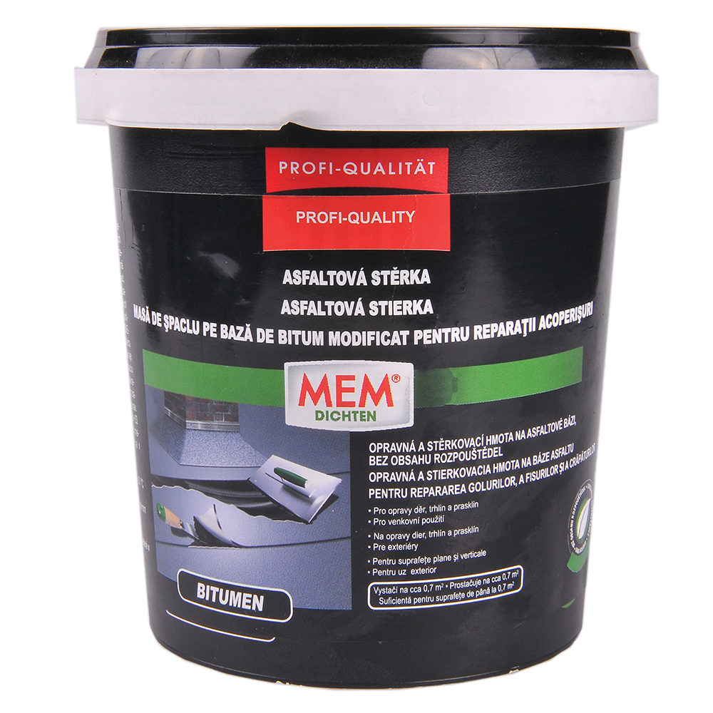 Oferte la Masa de spaclu pentru reparatii acoperisuri, MEM, negru, 1 kg