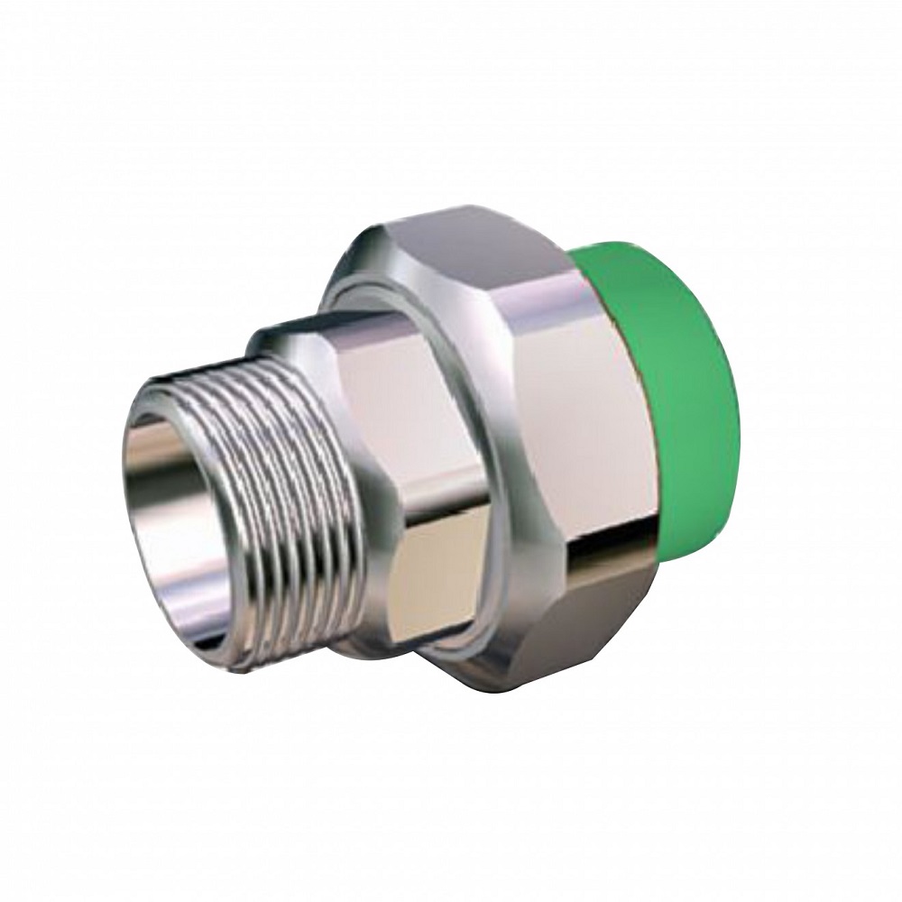 Oferte la Racord olandez alama Hausterm, filet exterior, PPR, verde, 40 mm x 1 1/4 inch