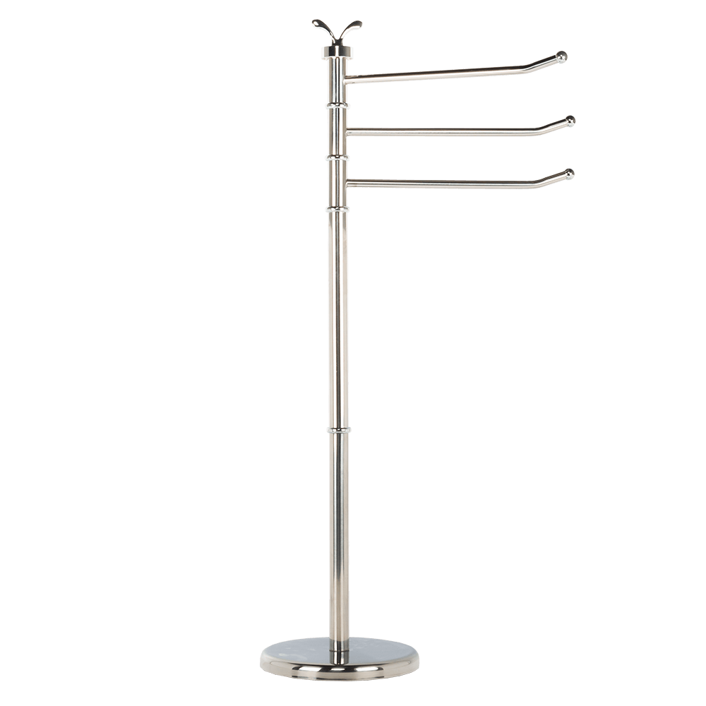 Oferte la Suport prosop stativ cu 3 brate MSV, otel, crom,  22 x 85,5 cm