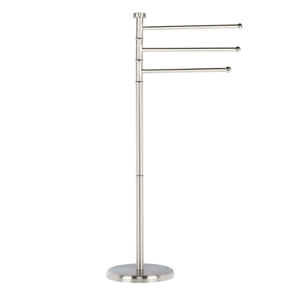 Oferte la Suport prosop stativ MSV cu 3 brate, otel, crom,  33 x 89 cm