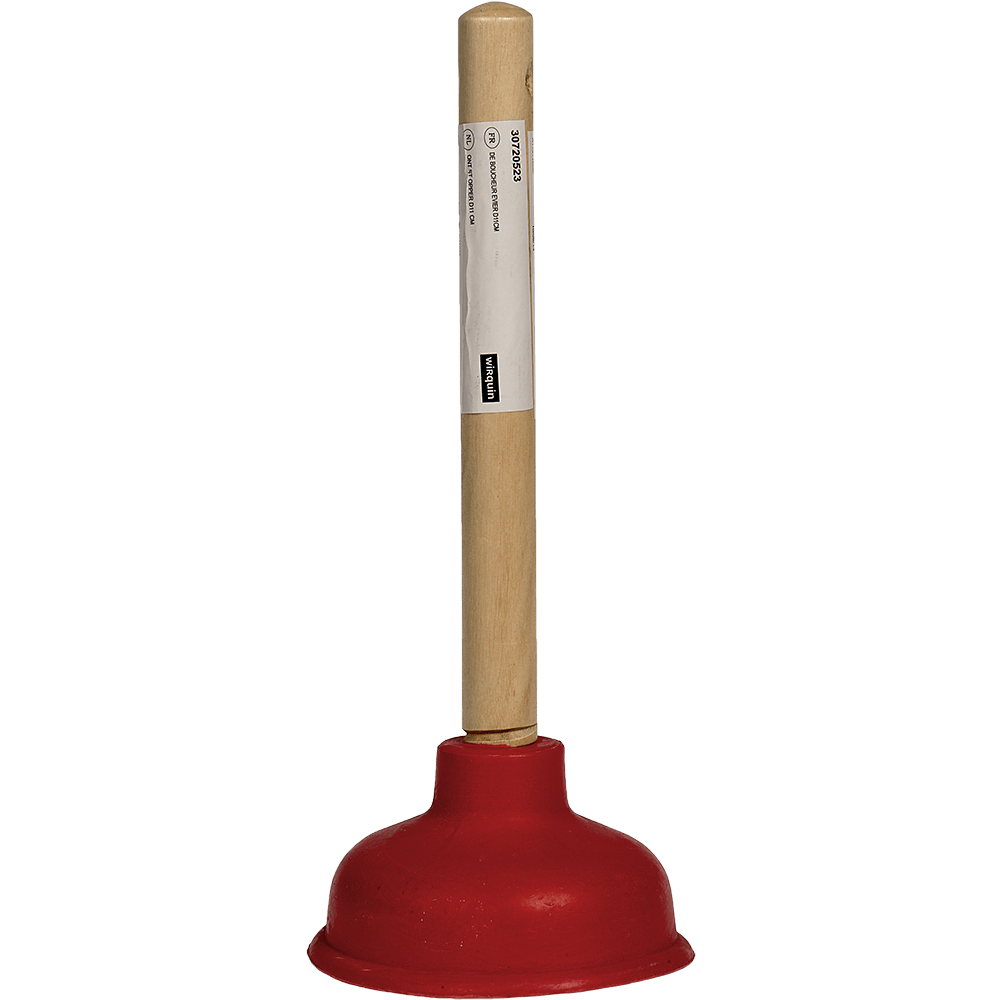Oferte la Pompa manuala pentru desfundare Wirquin, lemn-cauciuc, rosu, 11 cm