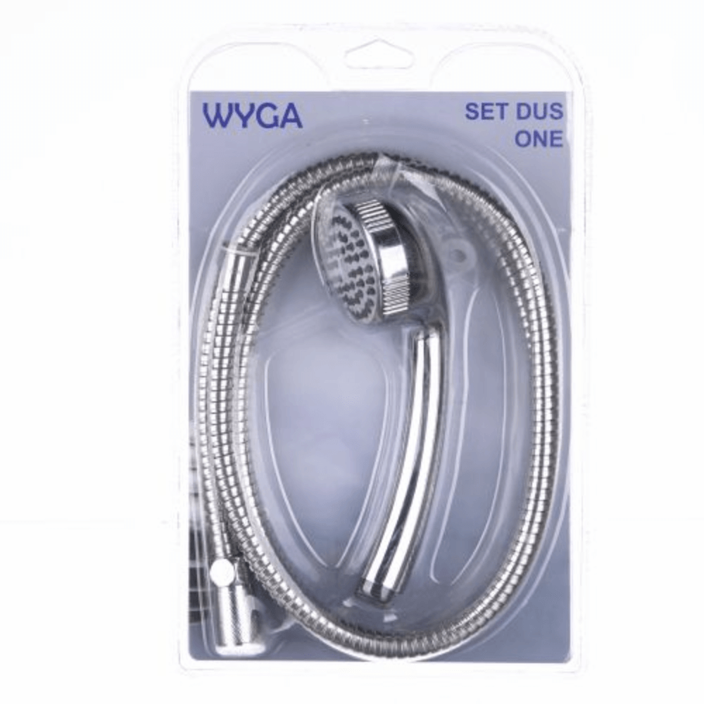 Oferte la Set dus Reecomer Wyga One, argintiu, furtun de dus, 1,5 m