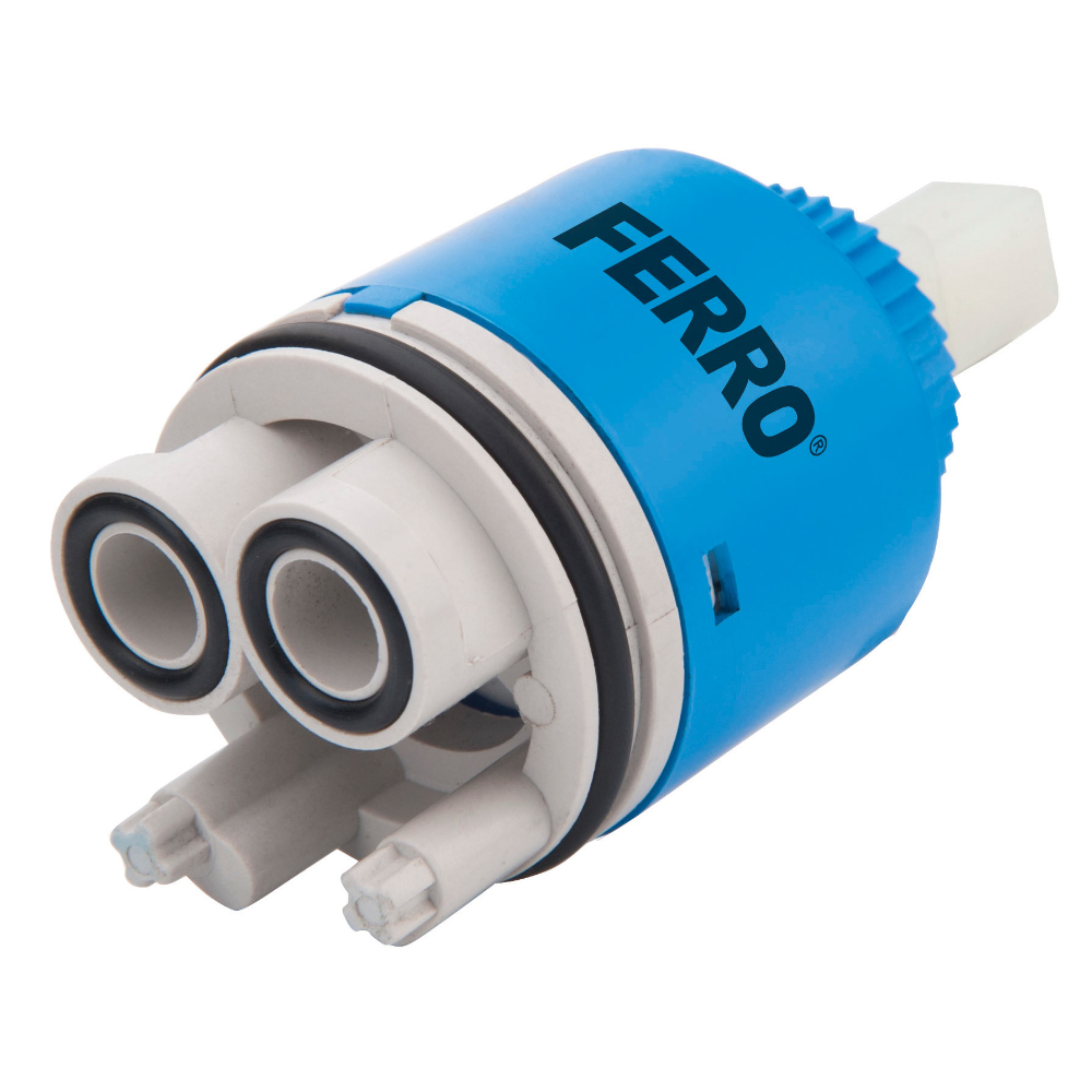 Oferte la Cartus ceramic Ferro GW1, alb/albastru, 40 mm