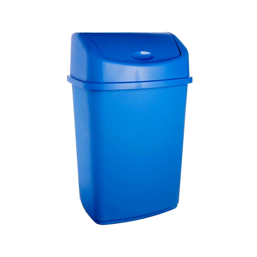 Oferte la Cos gunoi Inaplast Lotus, albastru, 55 l