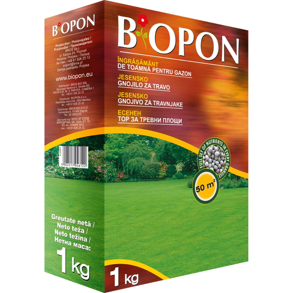 Oferte la Ingrasamant de toamna pentru gazon Biopon, 1 kg