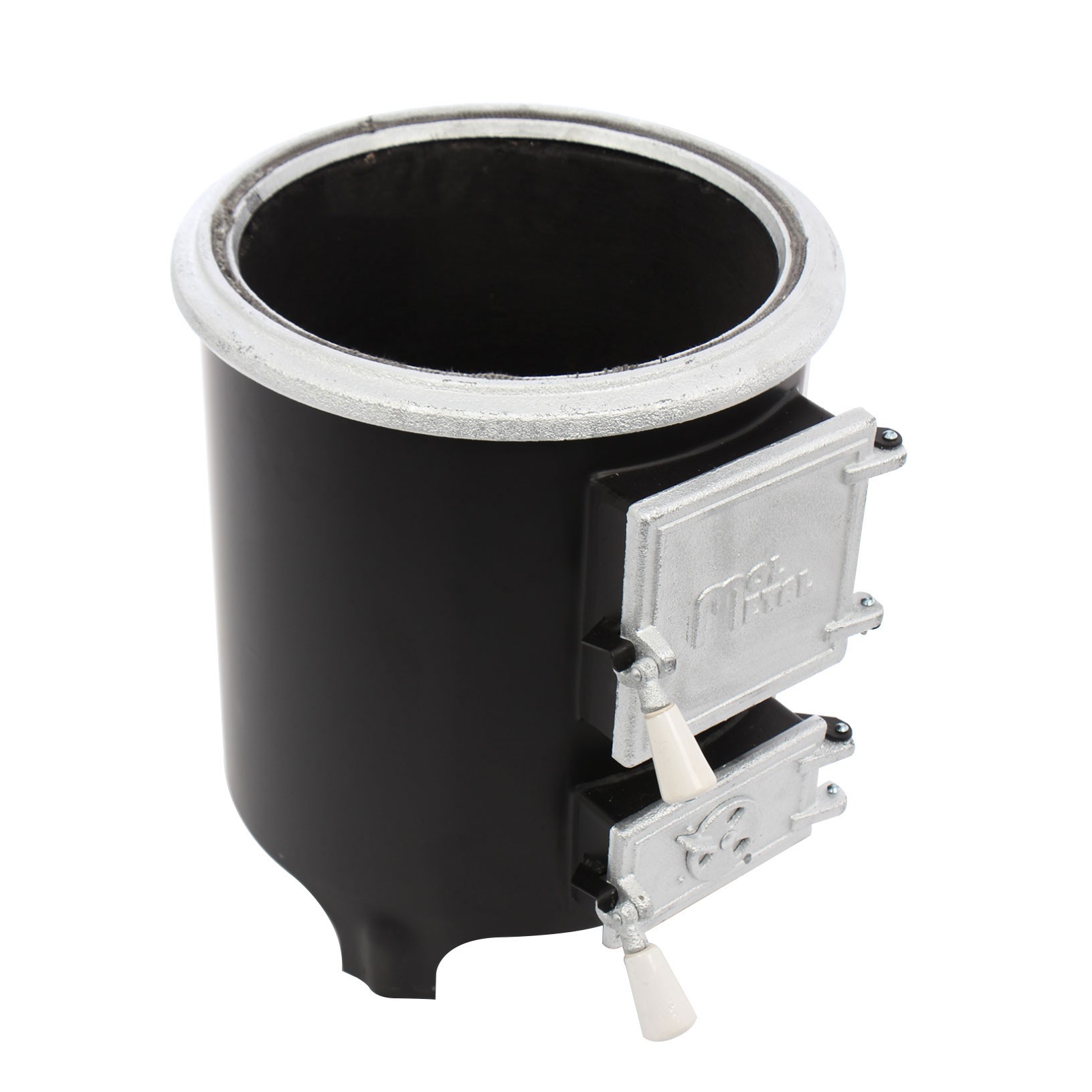 Oferte la  Soba pentru cazan baie Mol Metal, otel, suport si gratar fonta, 420 mm 