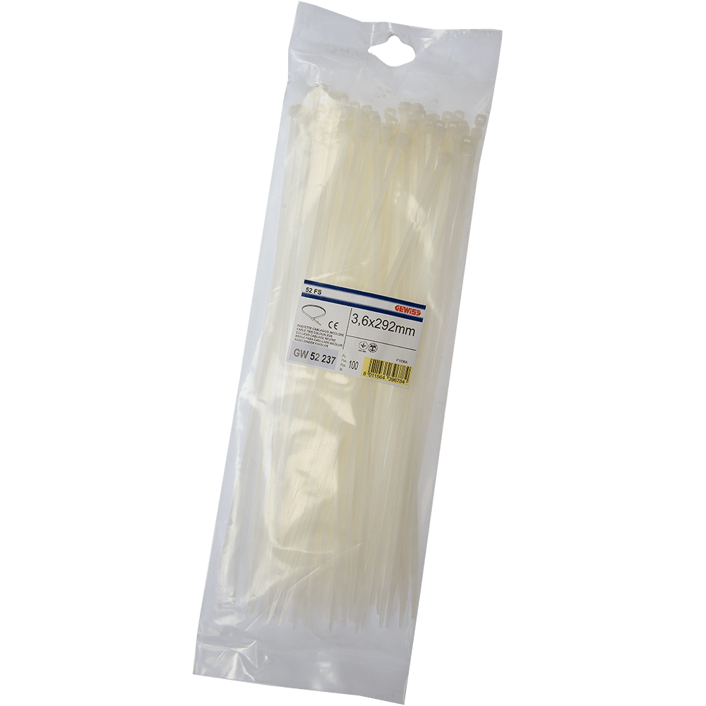 Oferte la Colier PVC Gewiss GW52237, 292 x 3.6 mm, incolor, 100 bucati/set