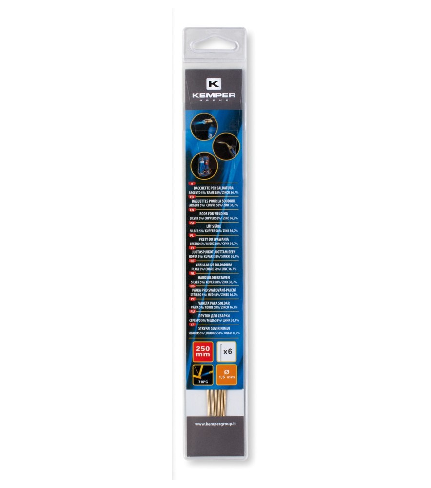 Oferte la Baghete sudura cupru/argint 5% Kemper, 1,5 x 250 mm