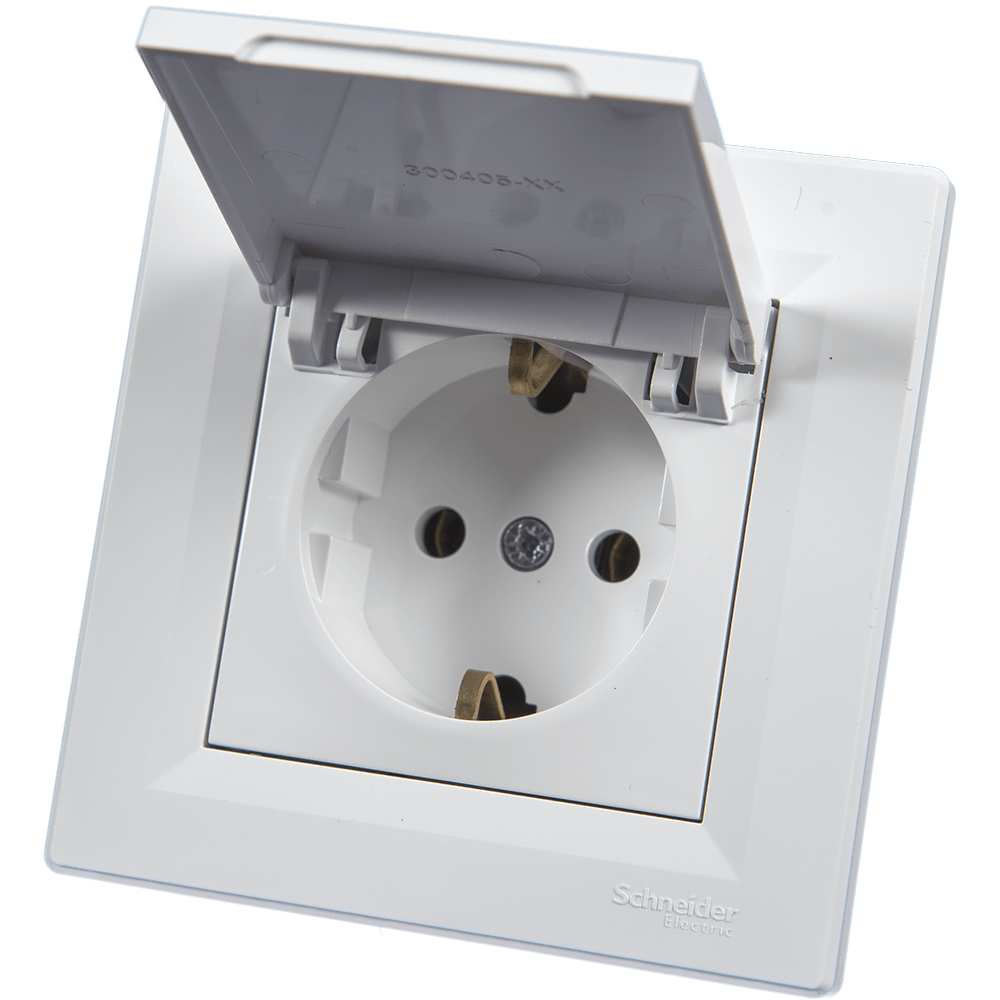 Oferte la Priza cu capac 2P+E Asfora, Schneider EPH3100121, alb