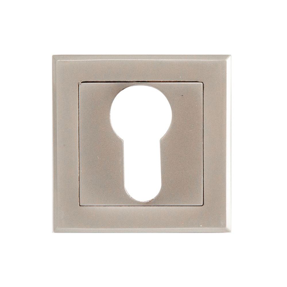 Oferte la Rozeta pentru cilindru, SN Venus, patrata, aliaj aluminiu, negru nichel, 5 x 5 cm