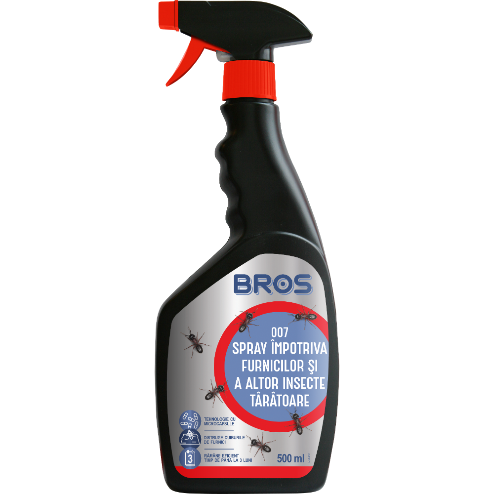 Oferte la Spray impotriva furnicilor, cu microcapsule, Bros, 500 ml