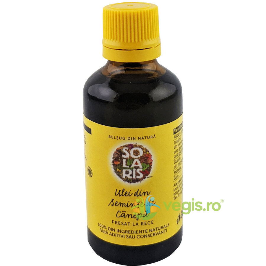 Oferte la Ulei din Seminte de Canepa Presat la Rece 50ml