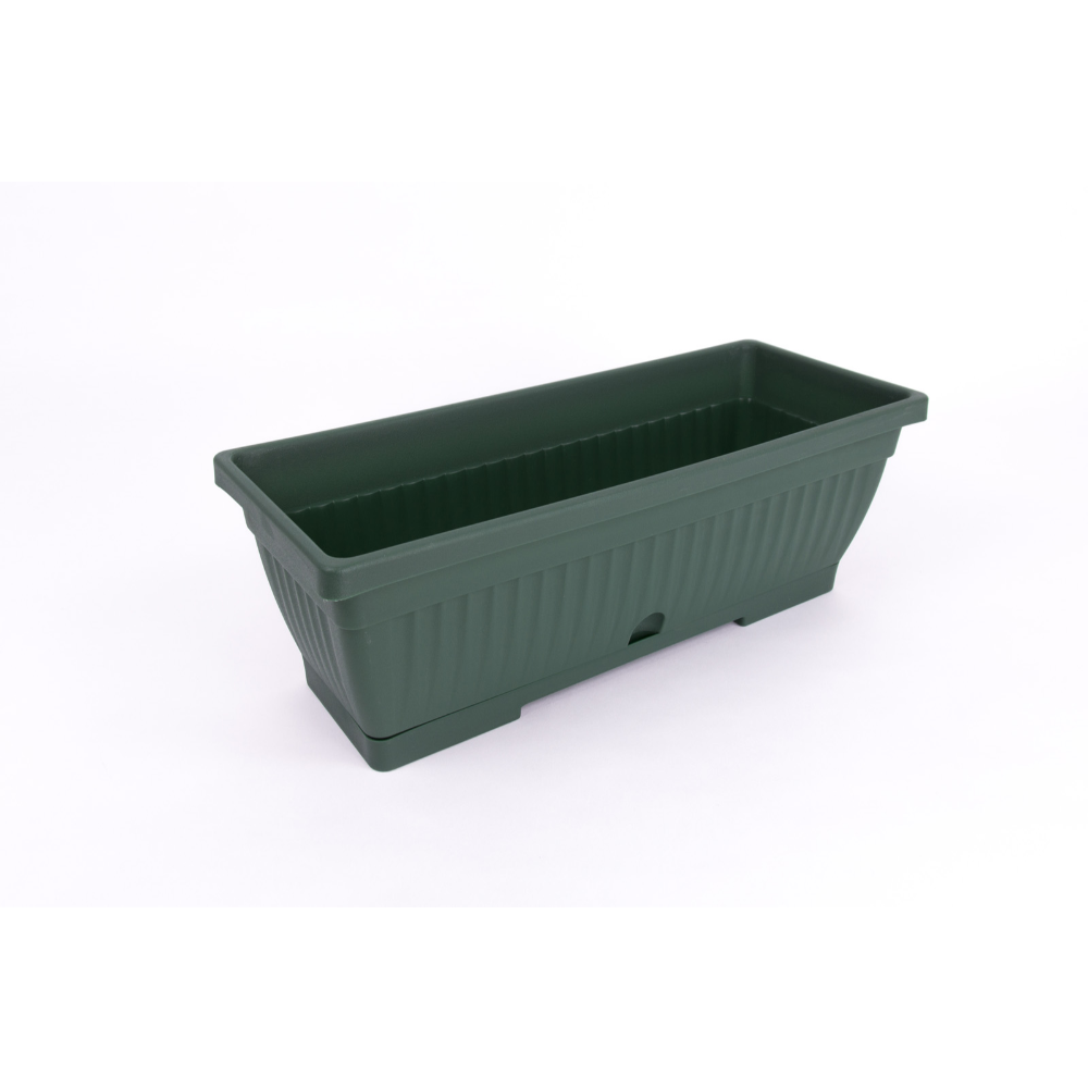 Oferte la Jardiniera dreptunghiulara Harplast Verbena, plastic, verde, 13 l, 60 cm