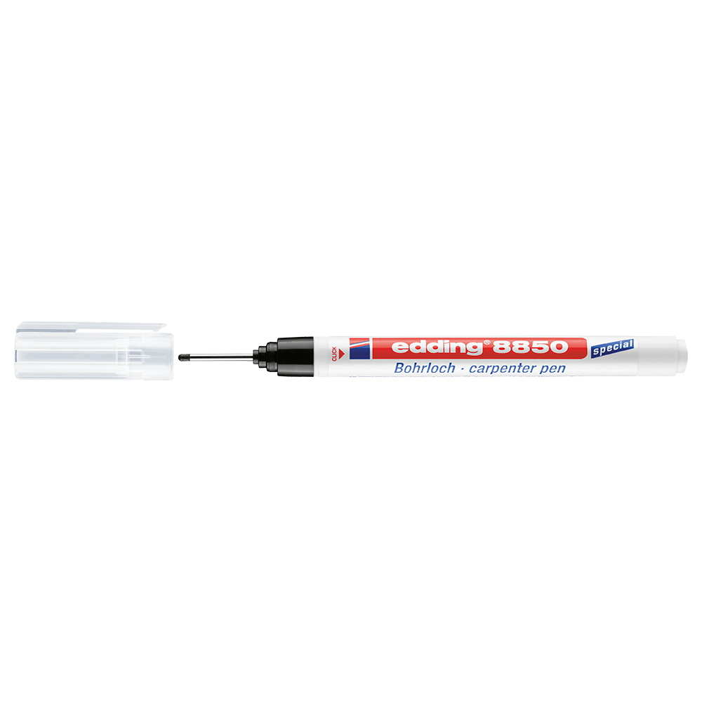 Oferte la Marker permanent Edding 8850, tamplarie, corp plastic, varf rotund 0,7-1mm, negru