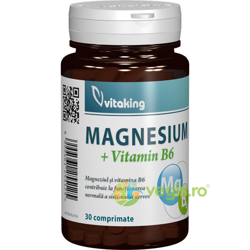 Oferte la Magneziu cu Vitamina B6 30cps