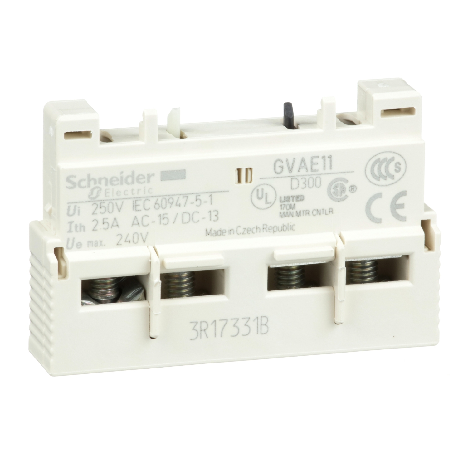 Oferte la Bloc de contacte auxiliare TeSys, Schneider GVAE11, 1NO+1NC, borne cu surub