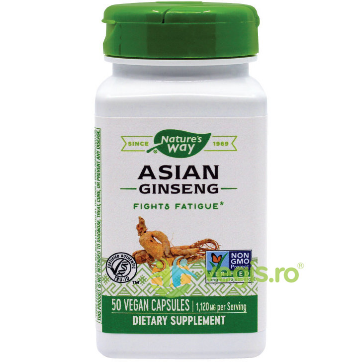 Oferte la Asian Ginseng 560mg 50Cps Secom,